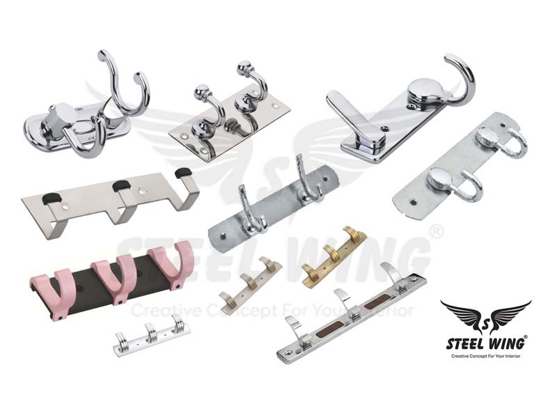 SS Aluminium Wooden Wall Hook Rail Hanger Rack Braket Holder Panel Manufacturer