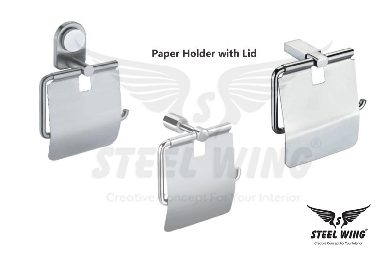 SS Paper Holder - SS Paper Holder Wall Mounted Conceal - Home Office Hotel Hospital Bathroom Fitting Accessories