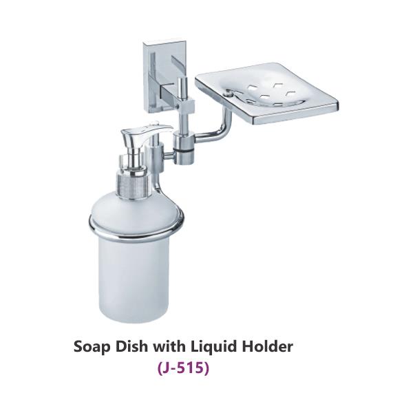 Soap Dish With Liquid Holder - Wall Concealed