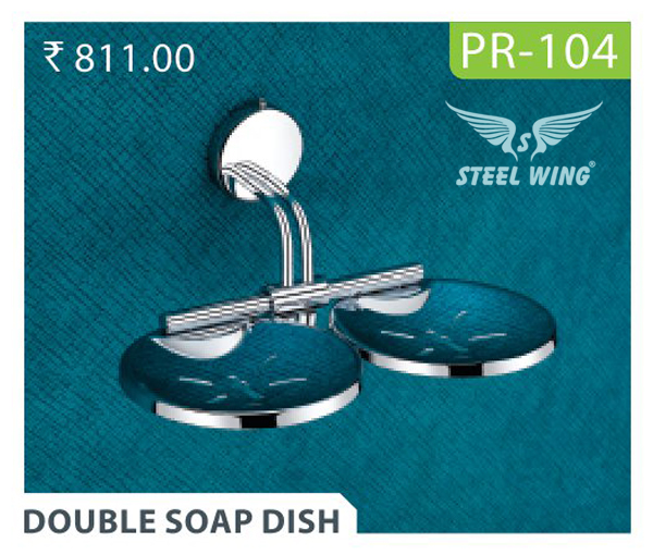 SS Double Soap Dish Wall Concelead Exporters