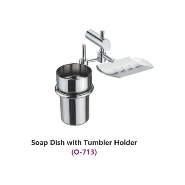 Bathroom Accessories Soap Dish with Tumbler Holder