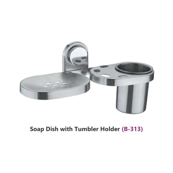 SS Soap Dish Tumbler Holder - Exporters