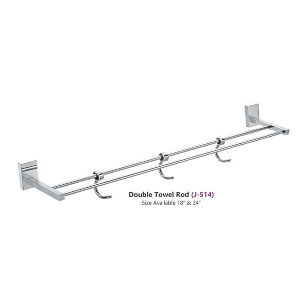 SS Double Rod Towel Hook Rack Suppliers