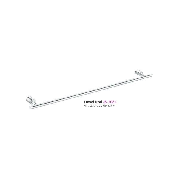 SS Rod Towel Rack - Bathroom Accessories