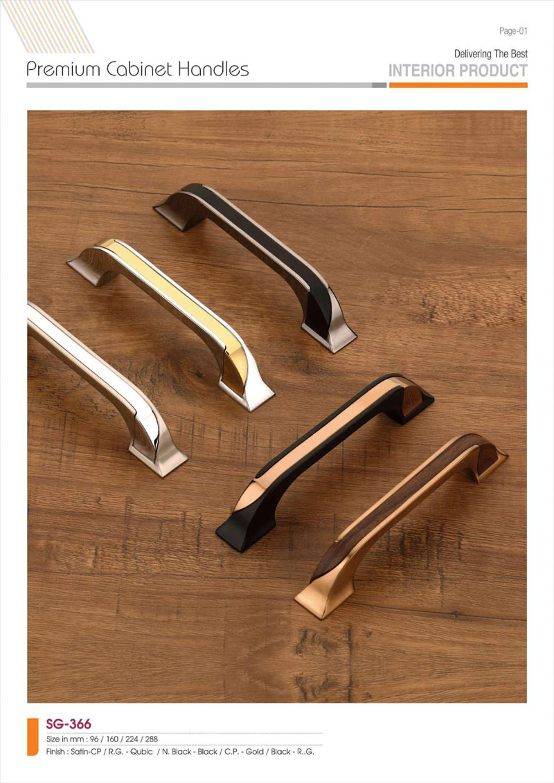 Fancy Metallic Color Degine Door Handle Manufacturers