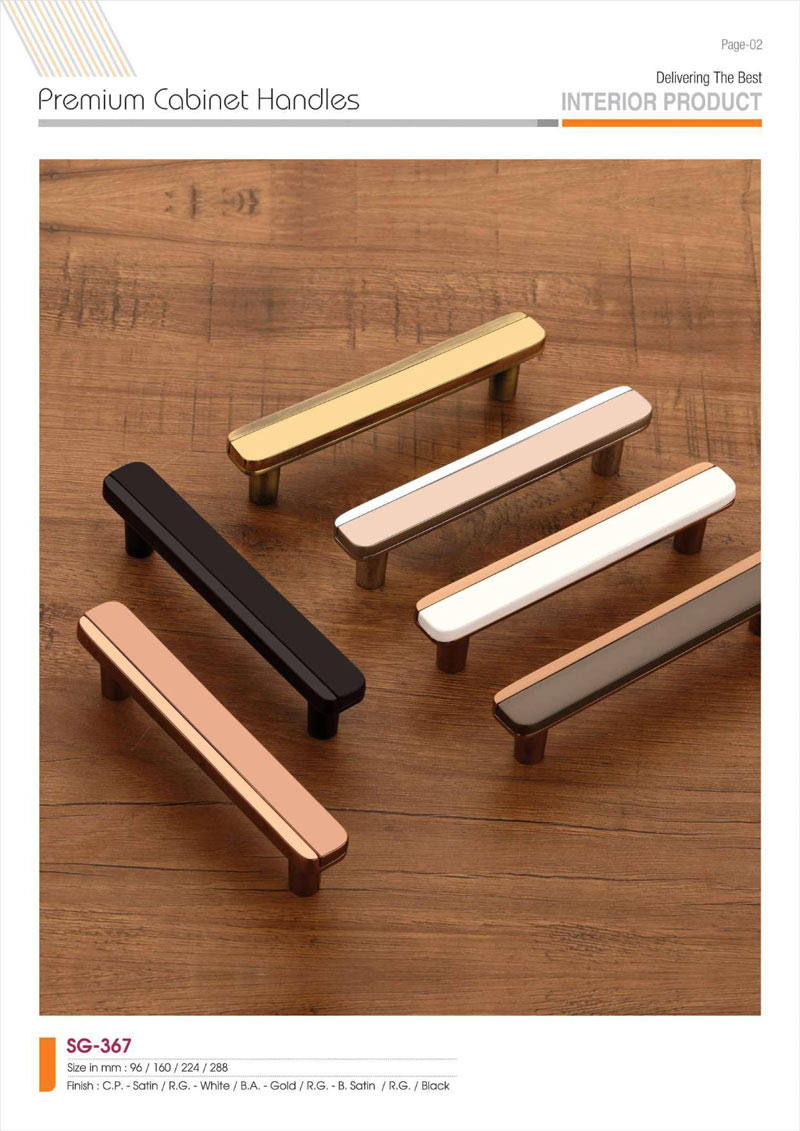 Zinc Metallic Color Degine Door Handle Manufacturers