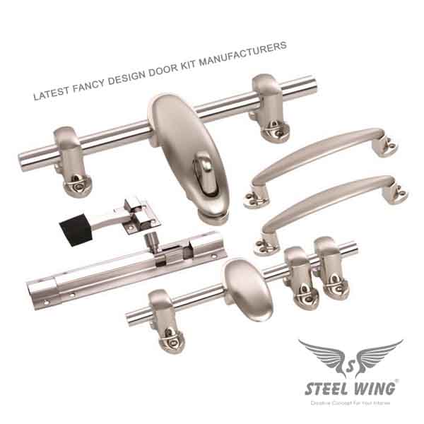 Zinc Alloy Door Aldrop with Handle Kits - Zinc Alloy Aldrop Bolt Kit - Zinc Alloy Door Bolt Latch Kit