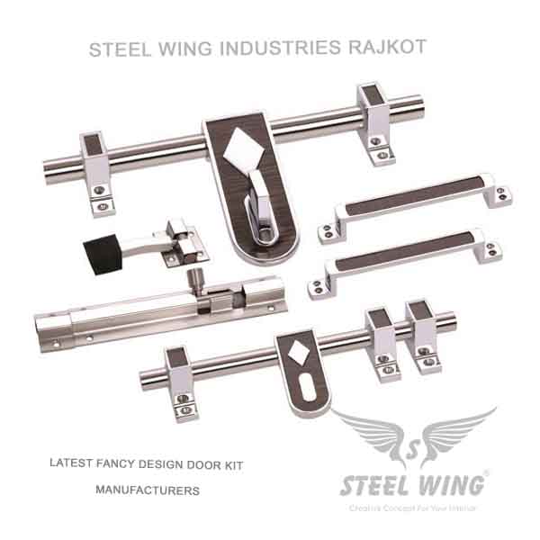 SS Chroom Aldrop Door with Pull Handle Manufacturer rajkot