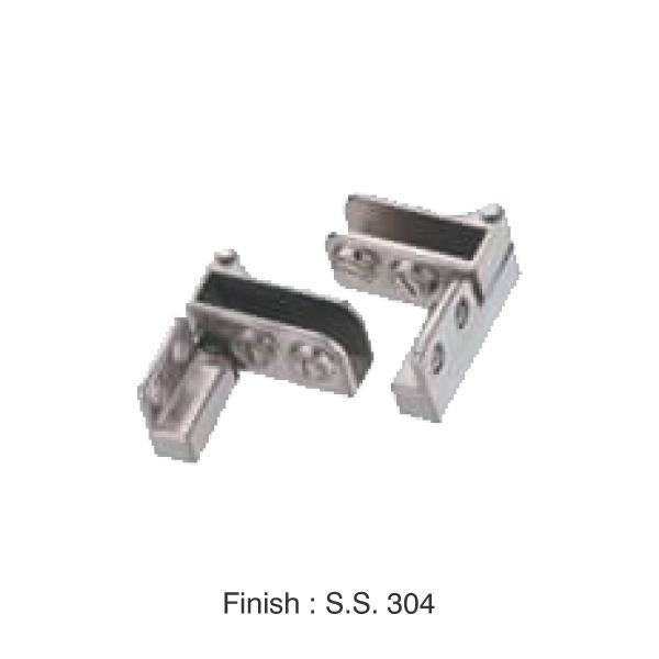 Glass Fixed Bracket Bottom and Top Corner