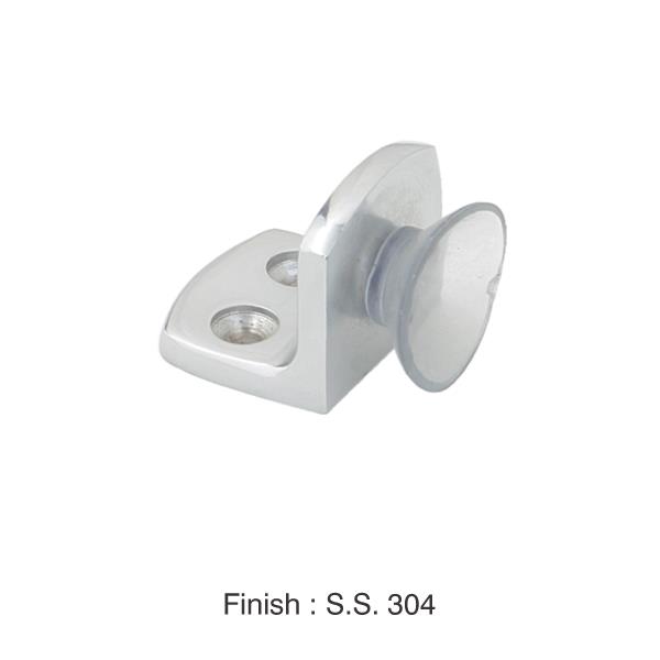 SS L type Vaccum Bat Glass Fitting - ss l type glass bracket