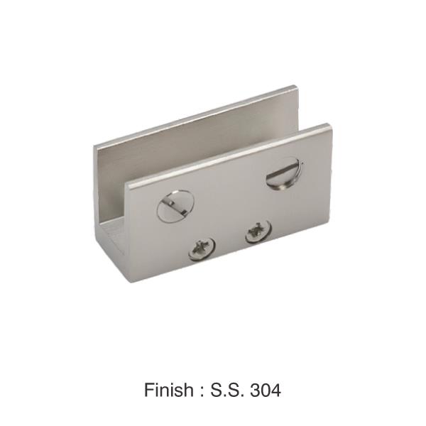 Glass Shower Panel Bracket - SS Glass Shower Panel Clamping 