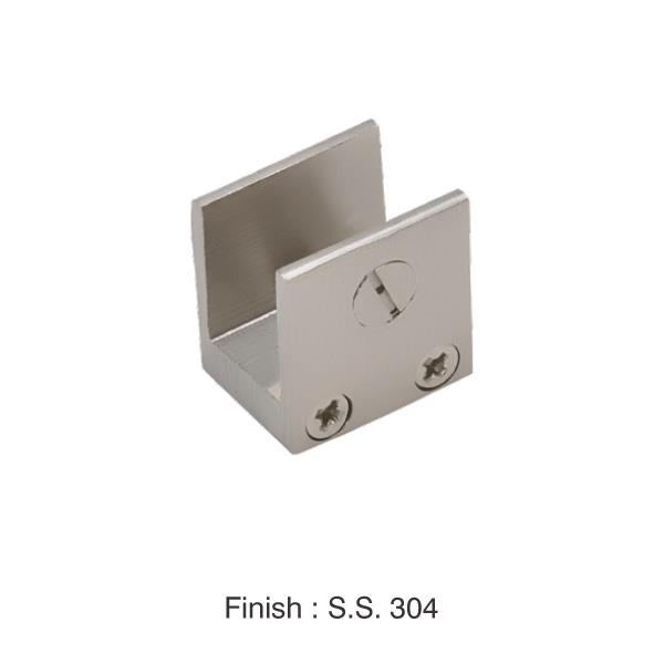 U screw type Glass Shalef Bracket - u type glass bracket