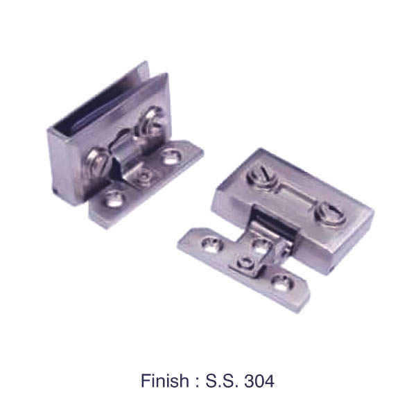 SS Auto Close Glass Door Hinges - Manufacturers Rajkot