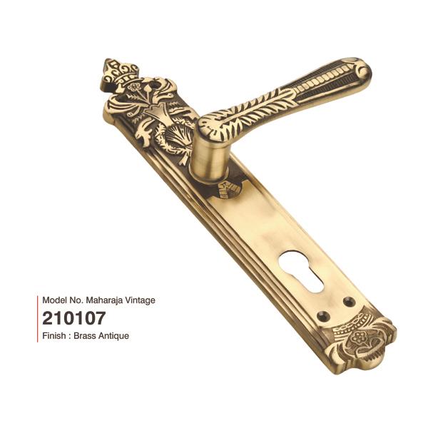 Brass Antique Mortise Handle Lock Manufacturers - Maharaja Vintage