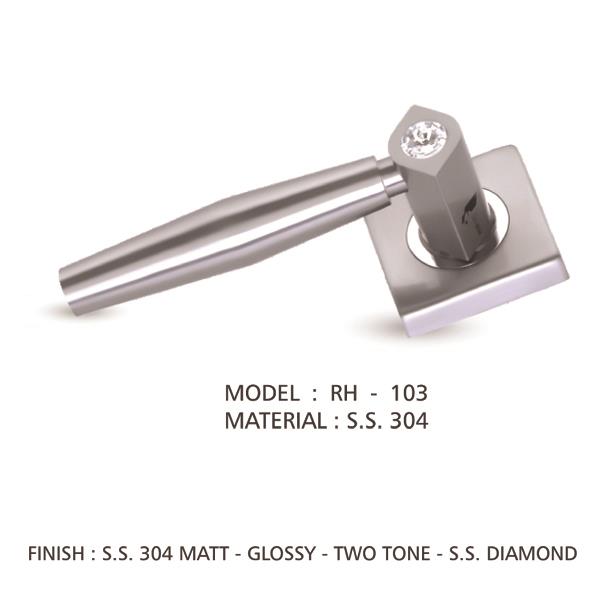 Stailess Steel Mortise Door Handle - SS 304
