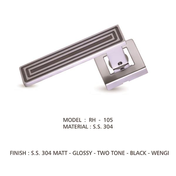 Mortise Door Handle Manufacturers - Suppliers - Expoters - SS Matt Finish Mortise Door Handle Lock