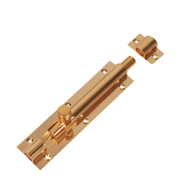 Brass Tower Bolt - Brass Door T Bolt - Gold